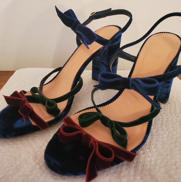 J crew stella bow heels - Picture 1 of 4